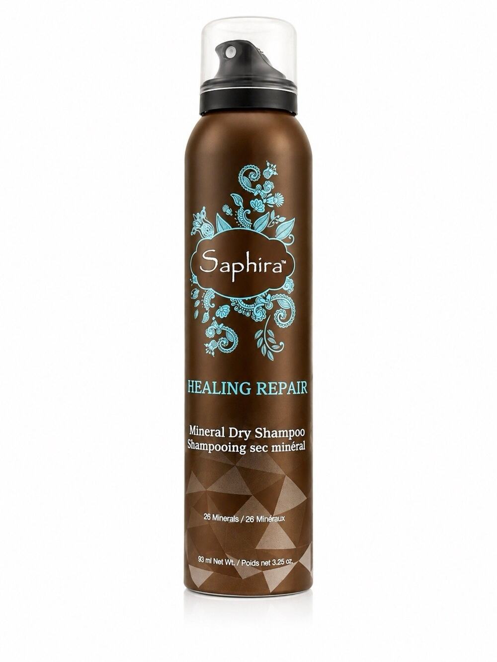 Saphira Healing Repair Mineral Dry Shampoo 3.25 oz 93ml 26 Minerals